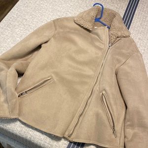 Sherpa lined bombed jacket